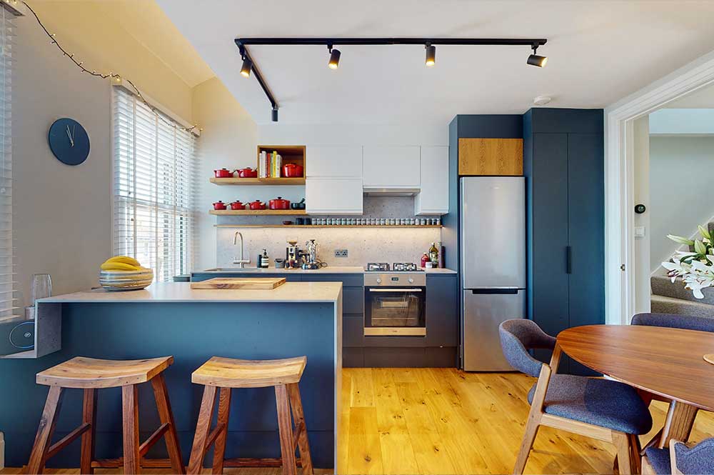 kitchen mid colour design