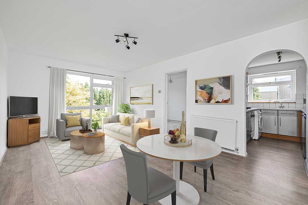 living room neutral design